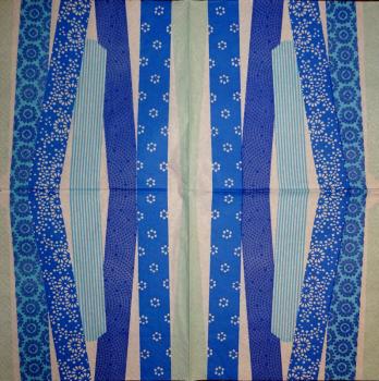 085 Pattern - 3-ply (blue) - Papstar